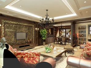 独立 自由 高贵的生活诉求 悦海世家180平美式风格精品案例