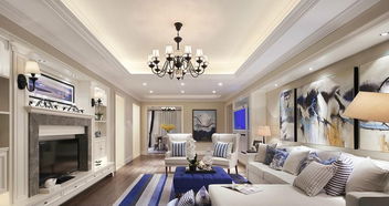 水墨兰亭丁先生美式装修效果图