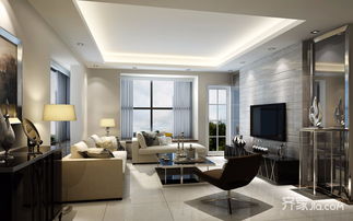 无锡120平米装修案例效果图,无锡120平米装修设计案例图片 齐家装修网