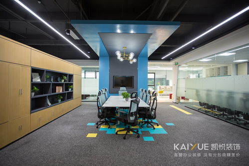 骏伯网络办公室装修设计实景图