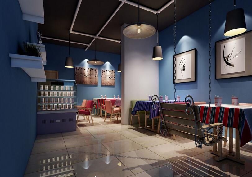 成都奶茶店装修设计 经典案例欣赏|室内设计|空间/建筑|cdhtlzs - 原创设计作品 
