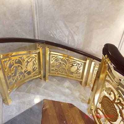 广西铜板雕刻铜楼梯 厂家定制价格