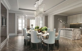 v7九间堂 新古典风格 412平米六居室装修图片