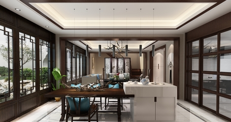 融创桃花源720平别墅装修设计案例